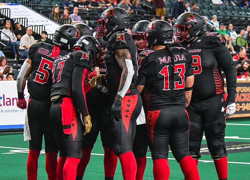 The Atlantic City Blackjacks prepare for a tough matchup against the Albany Empire. (Photo courtesy Atlantic City Blackjacks Facebook page)