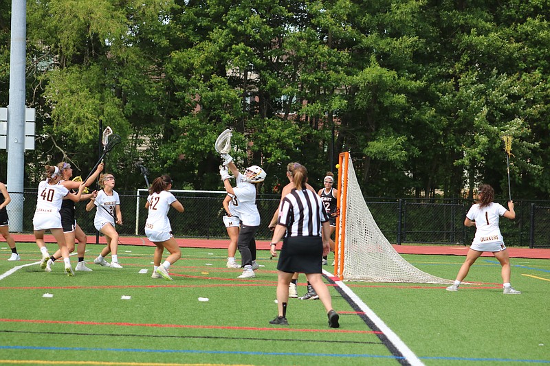 Ocean City senior Emily DiMarino scores her goal.