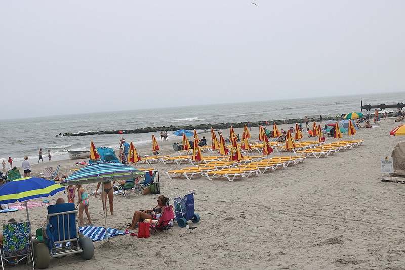 Beach vendors will not be allowed to set up umbrellas and empty chairs ahead of time, unless they are pre-paid.