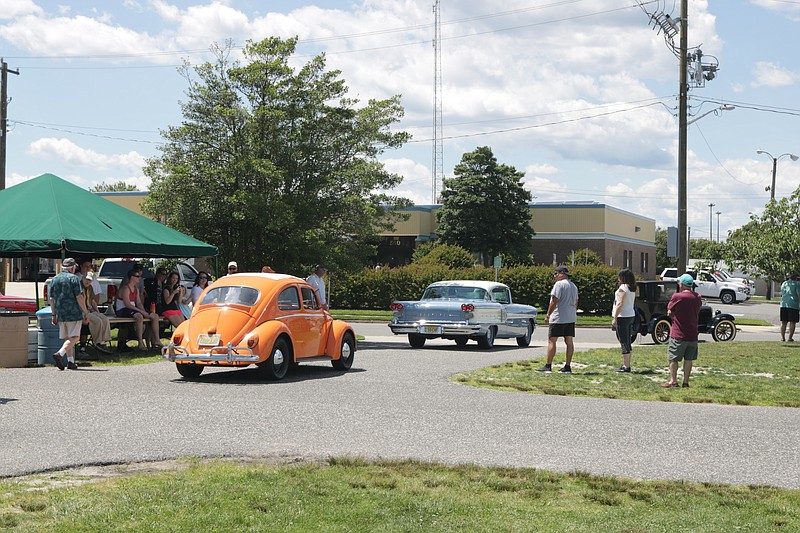 The Hardin family VW Beetle.