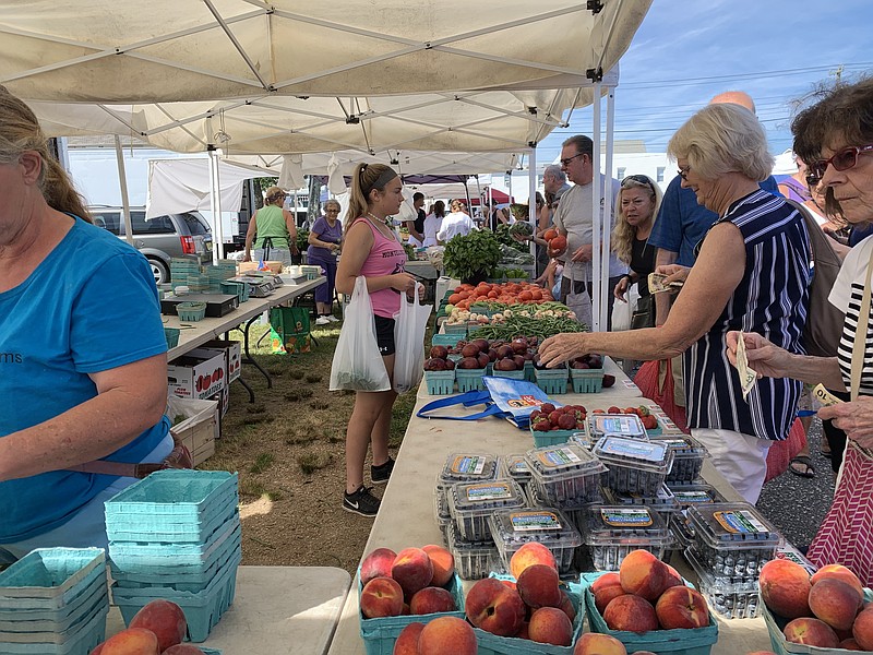 The Monteleone Farm stand has been participating in the Farmers Market for the past 20 years.