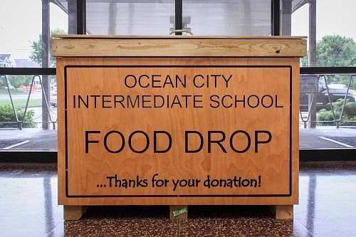 Food donation boxes will sit outside the Ocean City Intermediate School at 1801 Bay Avenue. 