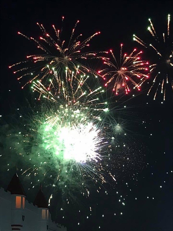 Fireworks will light up the sky. (Photo courtesy Diane Tuthill)