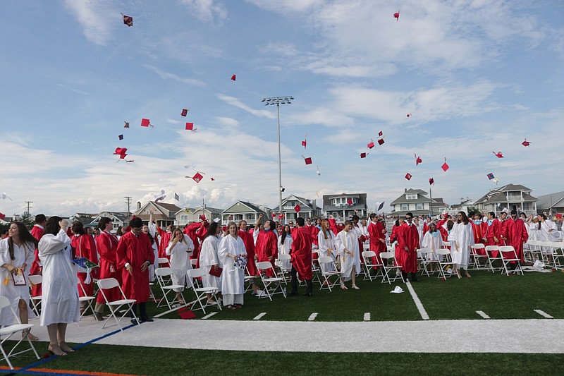 This year's socially distant graduation will be much different than the 2019 commencement pictured here, but will still honor graduates for their achievement.