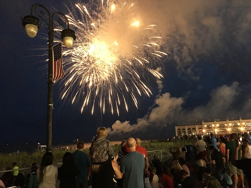 Holiday fireworks will light up the sky. (Photo courtesy of Ocean City)