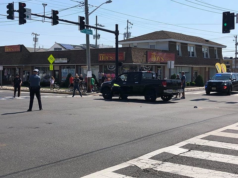 Police determined a pedestrian in an accident at 34th Street at West Avenue Saturday was at fault.