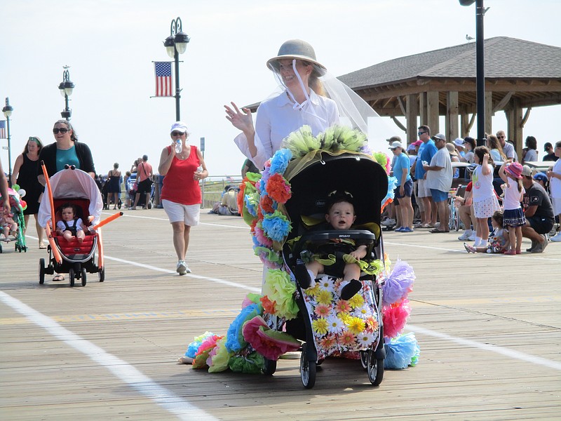 The cute factor runs high at the Baby Parade. 