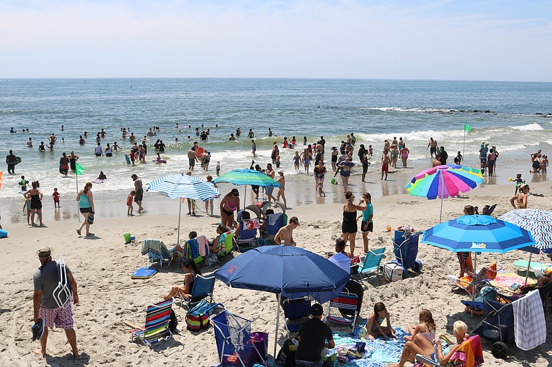 Visitors pack Ocean City's beaches during a blockbuster summer season in Cape May County.