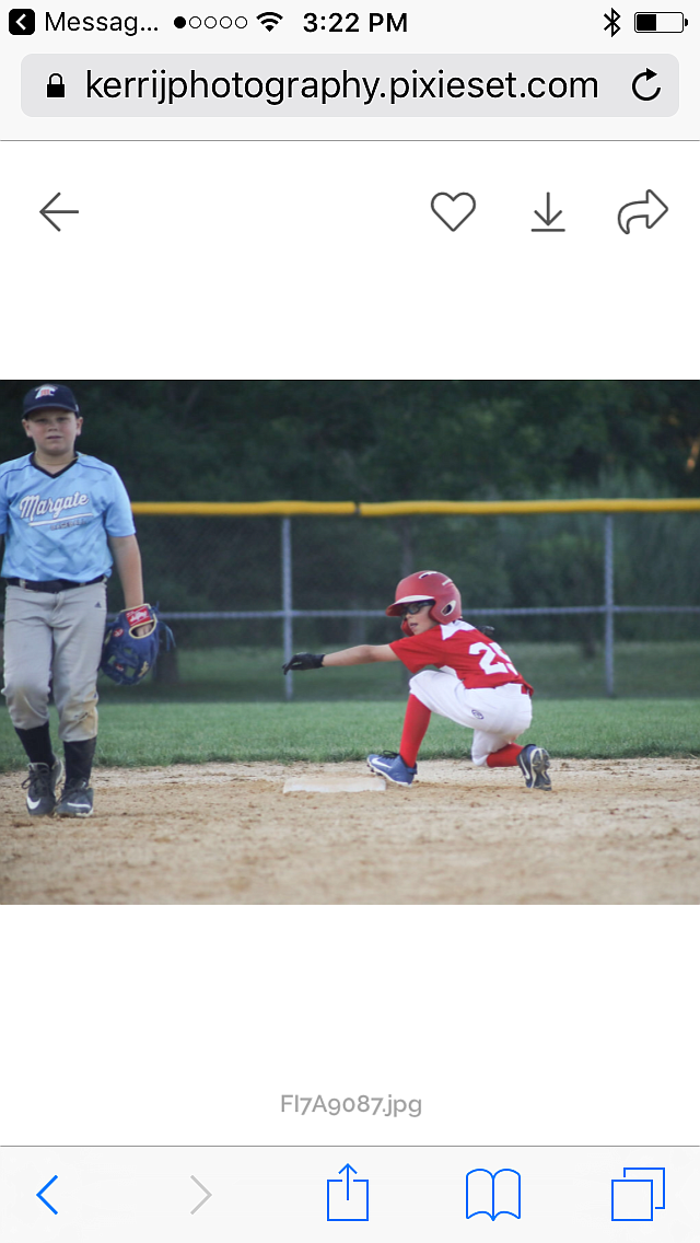 Corey Clemens shows off his base running skill for Ocean City in a recent all-star game vs. Margate.