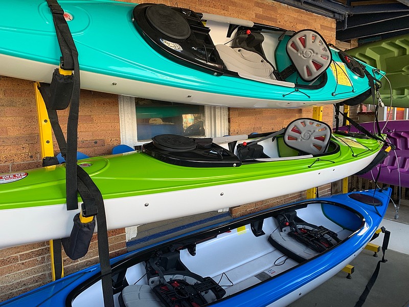 Sit-in kayaks are a new addition this season. 