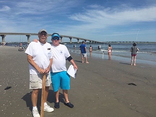 Ocean City Fishing Club members Ben Werntz and Bobby Dever.