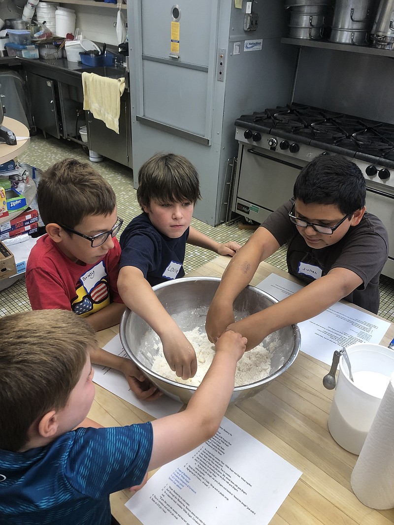 Food Science campers create one of their sweet treats.