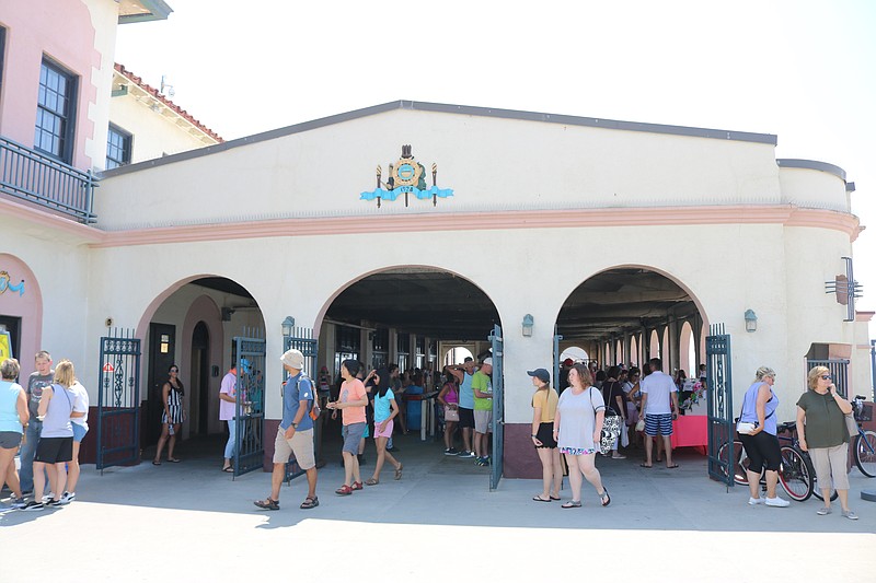 The Music Pier Loggia provides a large, outdoor area for the OCTC summer camps, while also protecting participants from inclement weather.