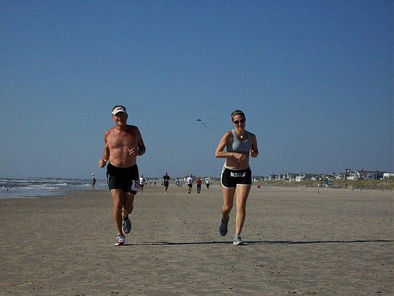 The Ocean City Labor Day Race features a five-mile beach run and one-mile fun run-walk. (Photo courtesy of Ocean City)