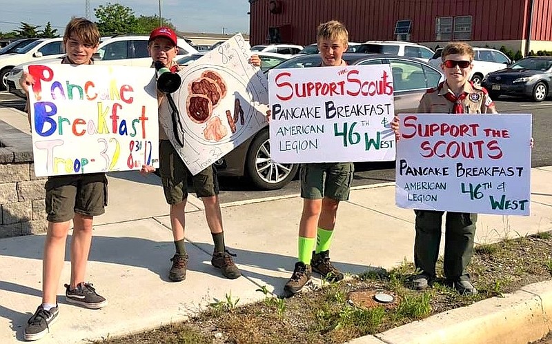 Troop 32 hosts a pancake breakfast every year at the American Legion Post 524.
(Photos courtesy Doug Otto)