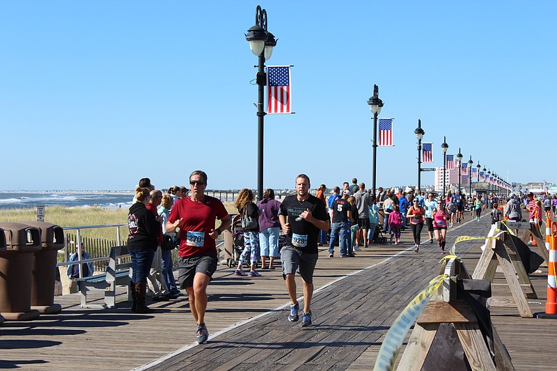 The OCNJ Half Marathon comes to the Ocean City Boardwalk Sept. 29. (Courtesy city of Ocean City)