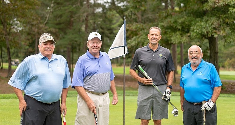 Golfers get ready for the annual Ocean City PBA Local 61 Tournament, which raises funds for good causes. (Photo courtesy Patrolman Colby Meloy)