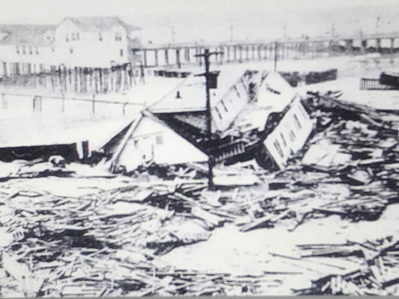 Hundreds of Ocean City houses were destroyed and thousands of others were damaged by the 1944 Great Atlantic Hurricane. (Photos courtesy of ocnjimages.com)