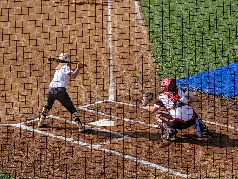 Although she's a strong defensive catcher, Abigail’s bat is what got recruiters excited.