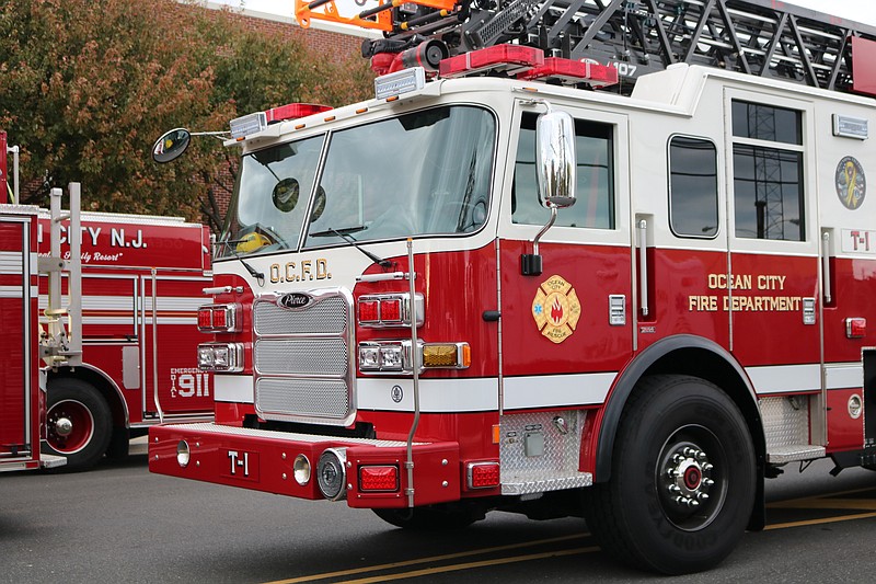 Firefighters extinguished a blaze at a home on Asbury Avenue. 