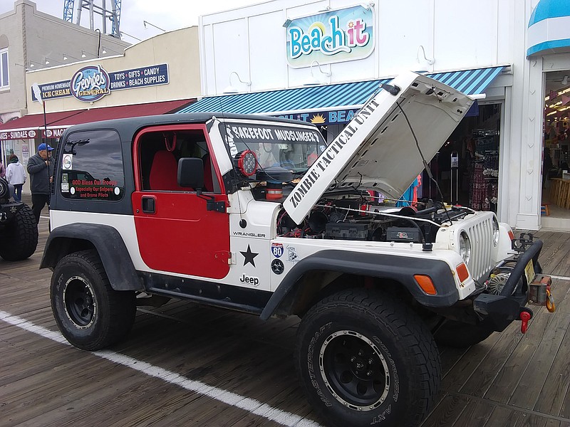 Jeeps will roll down the Boardwalk this Sunday.