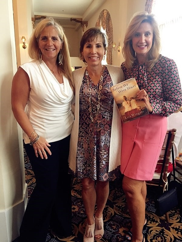 Ocean City Free Public Library Director Karen Mahar, left, with author Lisa Wingate and Jennifer Shirk, president of the Library Board of Trustees. (Photo courtesy Jennifer Shirk)