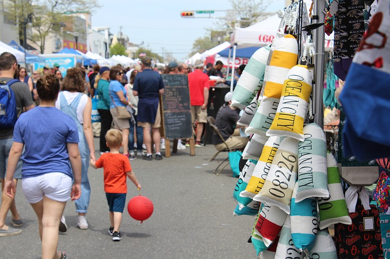 The Fall Block Party attracts thousands of people who enjoy a family friendly event capped off by fireworks. (Photo courtesy City of Ocean City) 