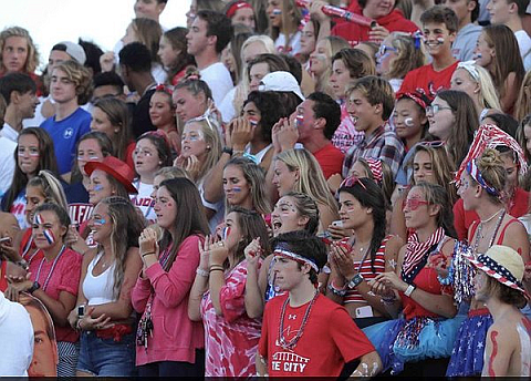 Carey Stadium is routinely packed for Ocean City home games, but the 2020 season could look very different with social distancing guidelines in effect. (Photo courtesy OCHSfootball.com)