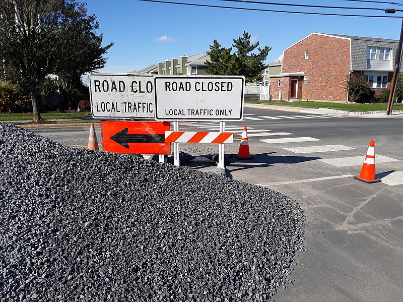 Construction will cause detours along Bay Avenue.