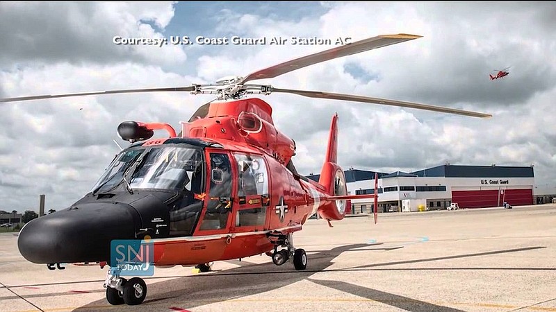 A search is called off when a kite surfer turns up safe after paddling into shore. (Photo courtesy of U.S. Coast Guard Air Station Atlantic City)