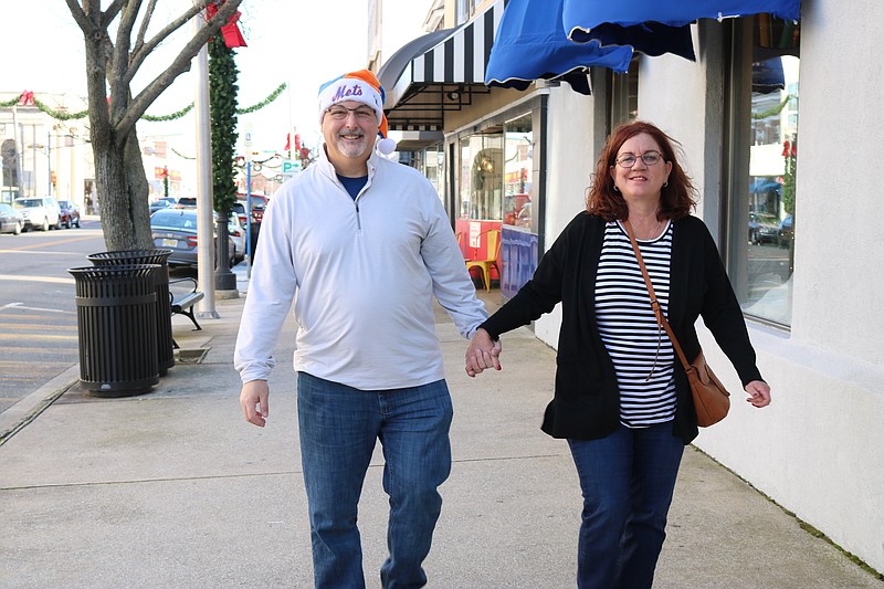 Glenn and Jennifer Lattner, of Budd Lake, come to Ocean City on the holidays every year.