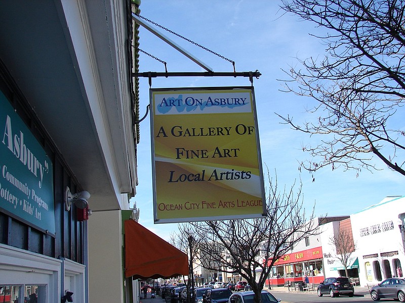 Ocean City Fine Arts League on Asbury Avenue