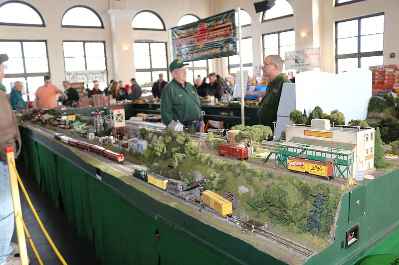 Visitors got to see many different displays and a wide array of train parts and pieces to choose from for purchase.