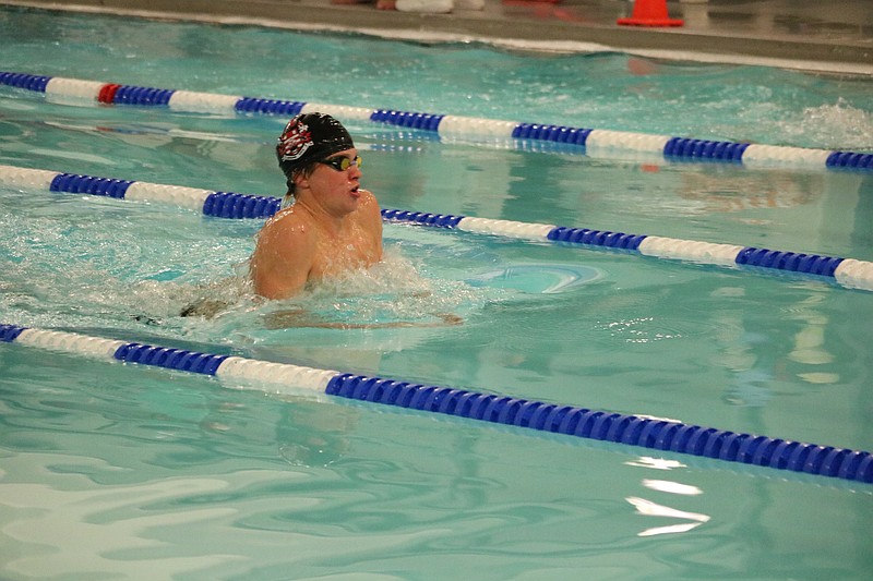 Red Raiders use the pool for some of their meets. 