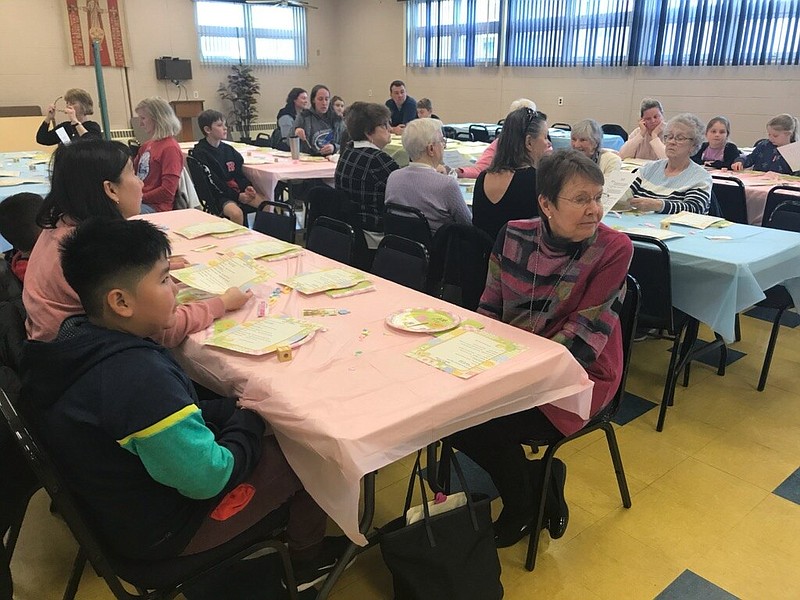 St. Damien Parish in Ocean City hosted a "Baby Shower" Sunday to provide items for expectant mothers. (Photos courtesy of Regina Ralston)