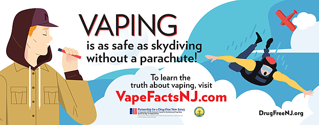 The Partnership for a Drug-Free New Jersey is launching a media campaign to warn students in 3,500 schools throughout the state about the dangers of vaping.