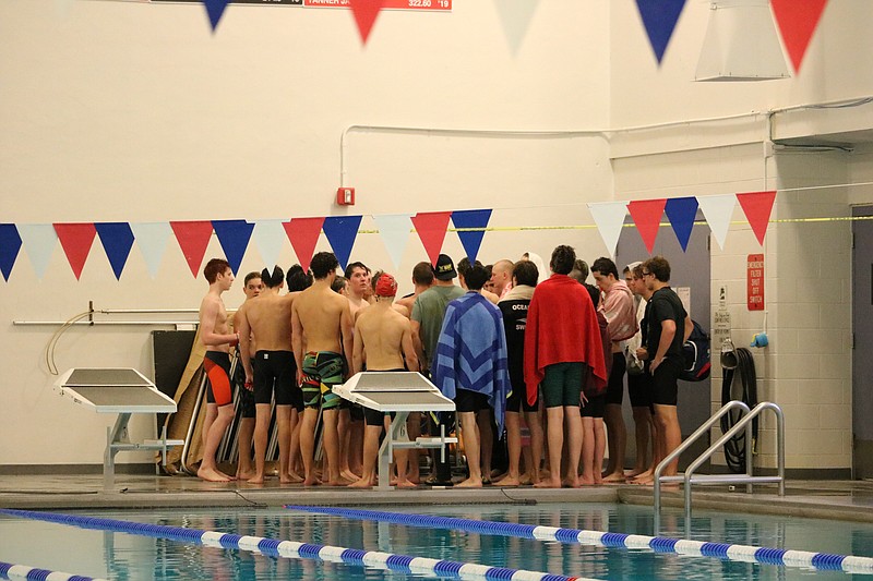 The team celebrates their victory over Cherry Hill West.