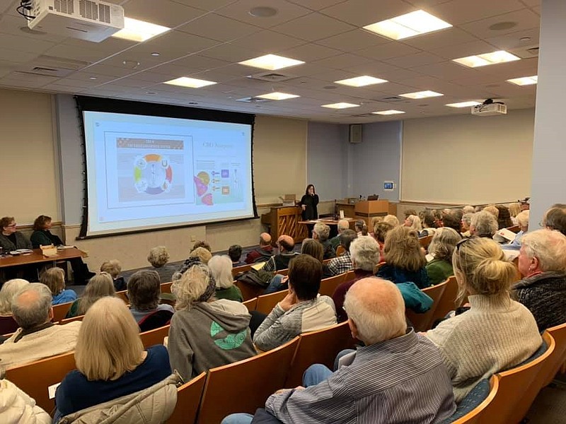 A packed AARP 1062 event at the library in the winter. (Photo courtesy OCNJ AARP 1062 Facebook page)