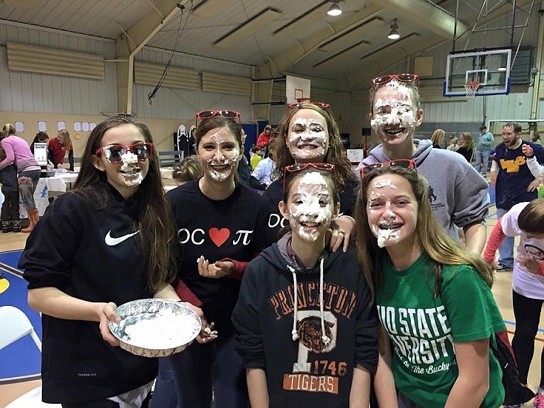 The Pi Day fun in 2015 includes getting hit with a pie in the face.