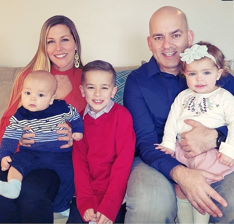 Second Ward Councilman Tom Rotondi with his wife, Stephanie, and their children (from left) baby Joey, Tommy, 7, and 2-year-old Celeste. (Photo courtesy Tom Rotondi Facebook page)