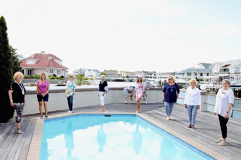 Miss Night In Venice commitee member include, from left, Pat Gillian, Sharon Capizzi, Nancy Ely, Cathy Finnegan, Collette Gabriel, Kathy Lavin, Maryann Jones and Susan Cox.