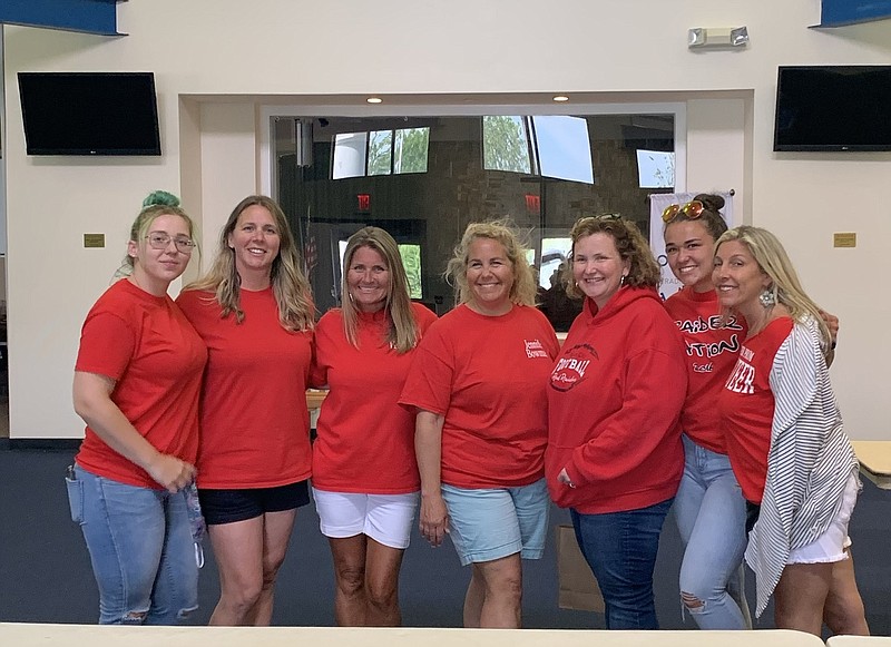 After Prom committee from left, Caliope Yiannos, Lisa Wachter, Amy Holmes, Jen Bowman, Melissa Waid, Abby Waid and Gabrielle Mulloy. (Photo courtesy Amy Holmes)