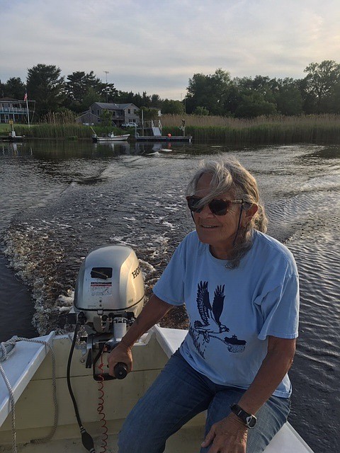 Carol Jones, of Tuckahoe, has been a beach tour guide for five years. (Photo courtesy Carol Jones and Bill Stuempfig)