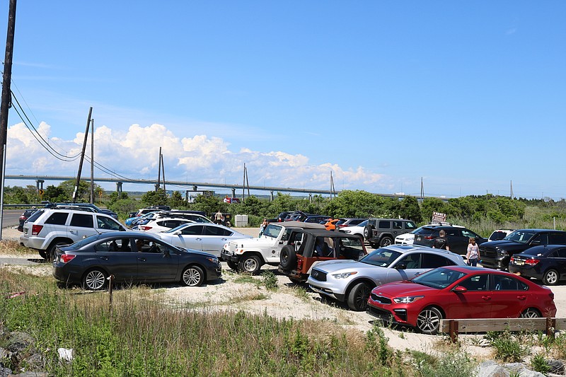 Small parking lots serving Dog Beach fill up, especially on the weekends.