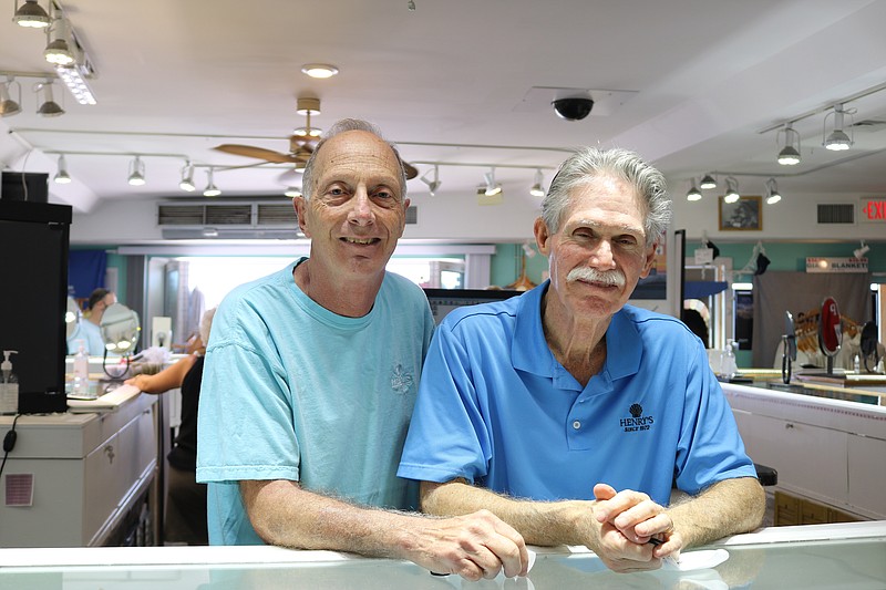 Owners of Henry's Sam Koperwas, left, and Jeff Sherman have been friends since they were kids. 