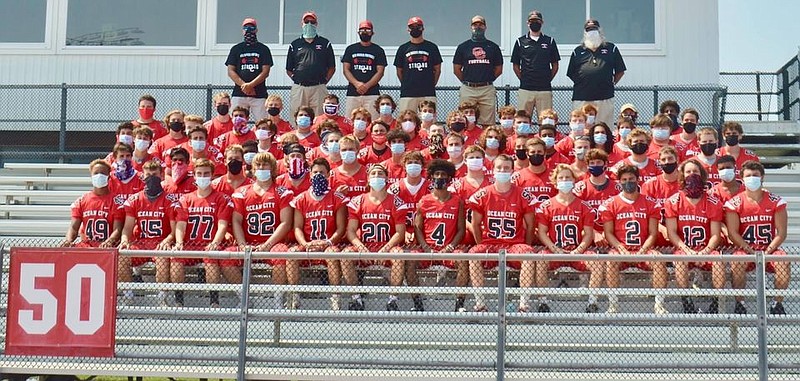 The 2020 OCHS Varsity Football Team and Coaching Staff (Photo credit: Pam Leypoldt's  Facebook page.)