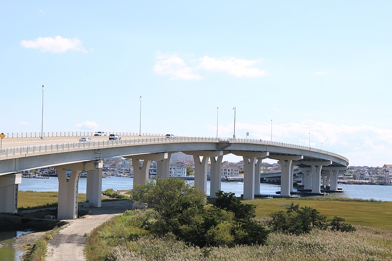 The Route 52 Causeway Bridge leading to Ocean City.