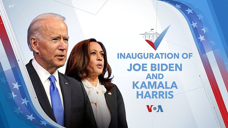 President Joe Biden becomes the 46th President of the United States and Vice President Kamala D. Harris makes history.
(AP image on YouTube)