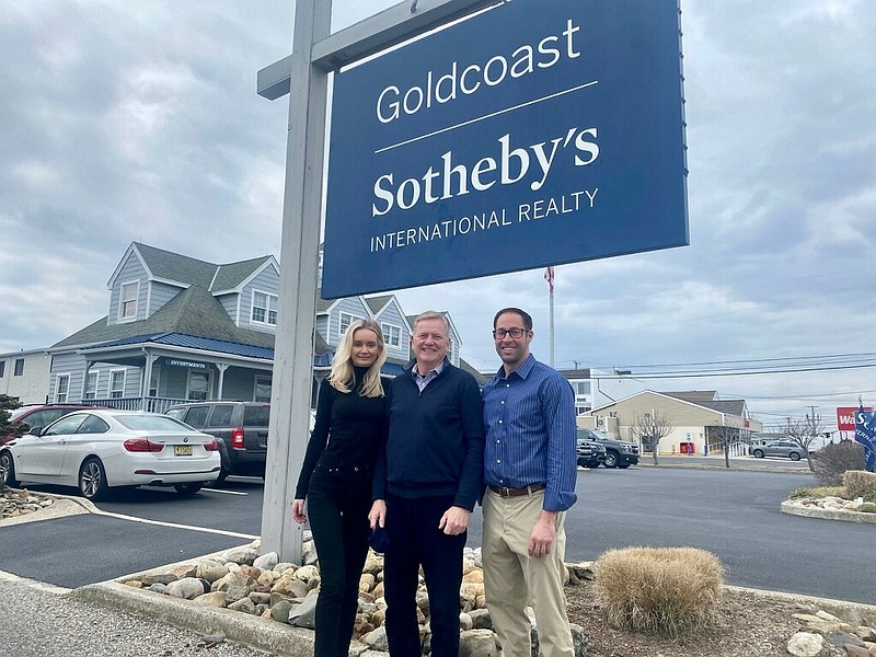 Broker/owners at Goldcoast Sotheyby's Emily and Burt Wilkins and Pete Madden. 