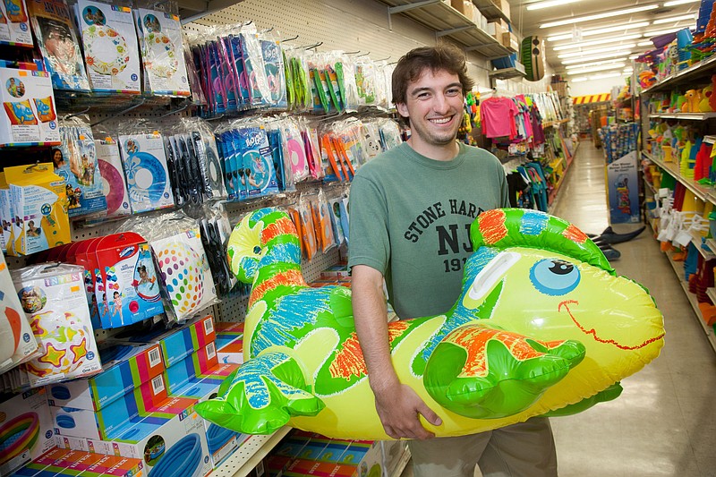 Kid-friendly floats and other beach toys are another specialty at Hoy's.